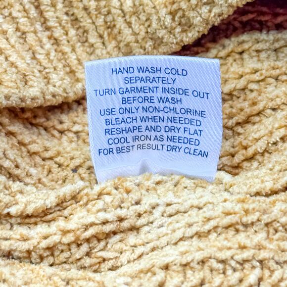 Hippie Rose Mustard Yellow Knit Cropped Sweater - Small - Picture 7 of 8